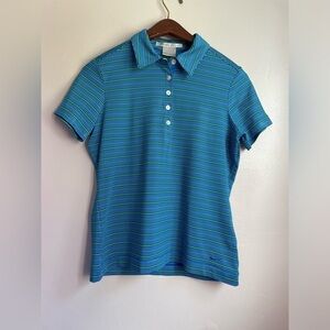 Nike fit-dri striped golf polo women’s